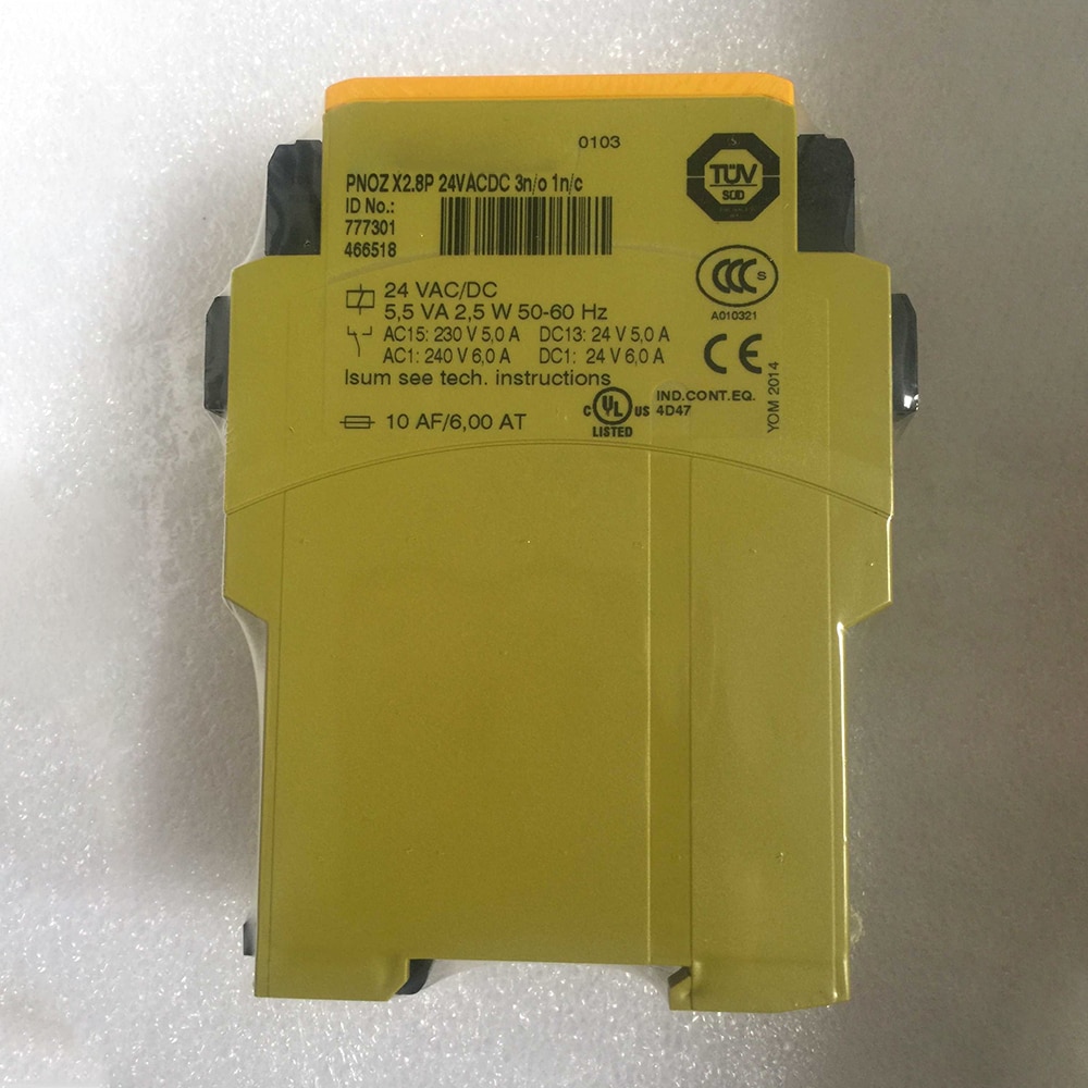 For Pilz PNOZ X2.8P 24VACDC 3n/o 1n/c 777301 Safety Relay Module