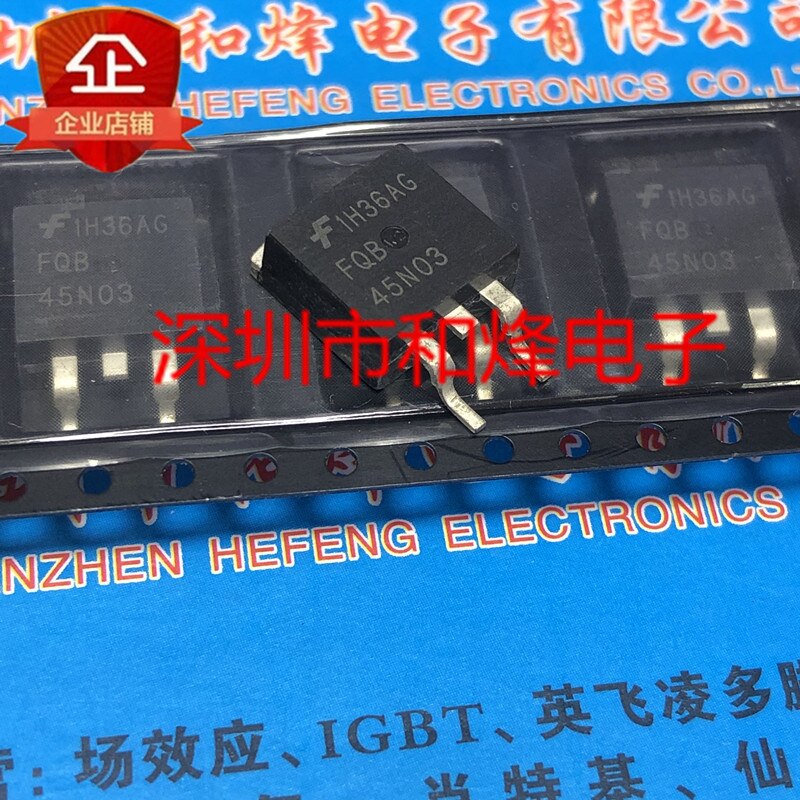 20pcs original new FQB45N03 TO-263