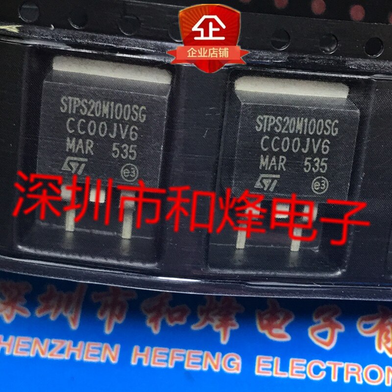 30pcs original new STPS20M100SG TO-263 20A 100V