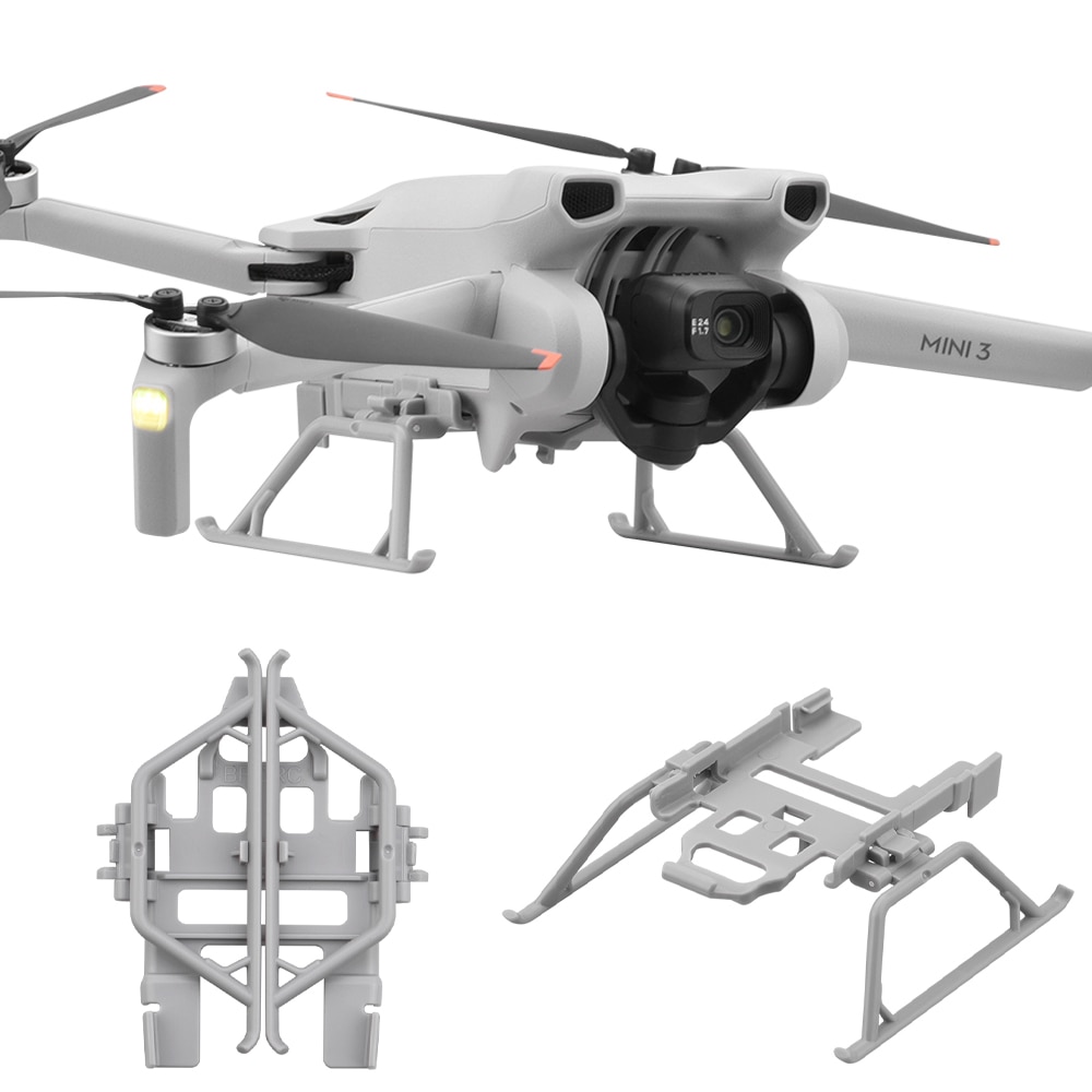 Landing Gear For DJI Mini 3/3 Pro Drone Extension Support Legs Support Foldable Lightweight Heighten Leg For Mini 3 Accessories