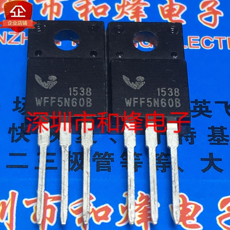 30pcs original new WFF5N60B TO-220F 600V 5A