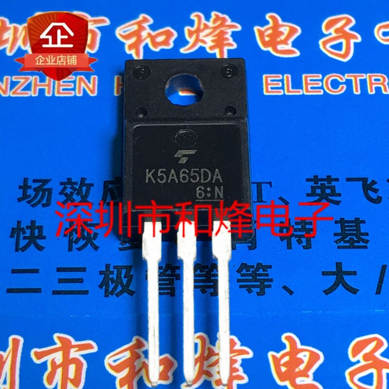 30pcs original new K5A65DA TK5A65DA TO-220F 650V 4.5A