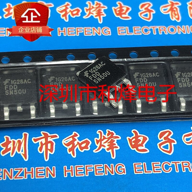 20pcs original new FDD5N50U TO-252 500V 3A