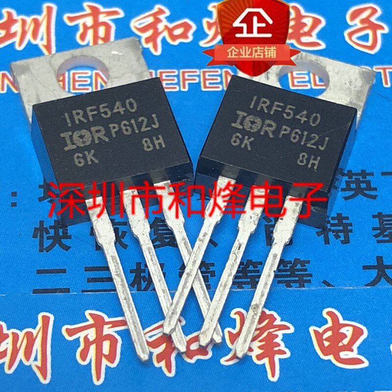 30pcs original new IRF540 TO-220 100V 30A