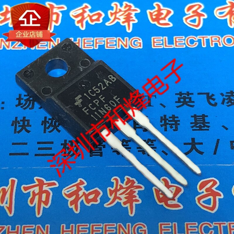 30pcs original new FCPF11N60F TO-220F 60V 11A