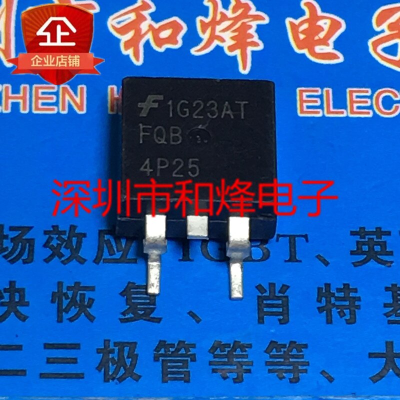 30pcs original new FQB4P25 TO-263 -4.0A -250V