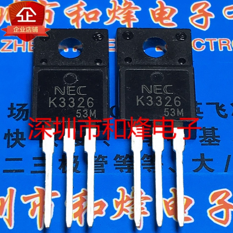 30pcs original new K3326 2SK3326 TO-220F 500V 10A