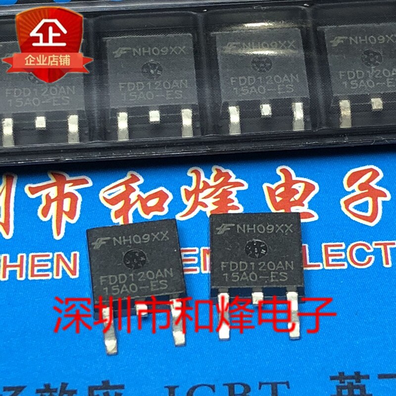 30pcs original new FDD120AN15AO-ES TO-252 150V 14A
