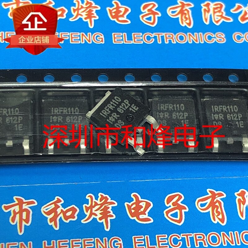 20pcs original new IRFR110 FR110 TO-252 100V 4.3A
