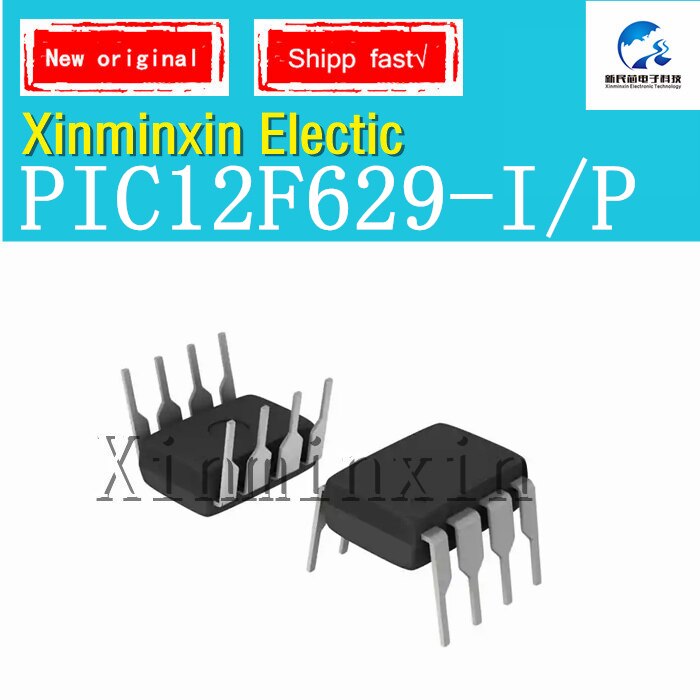 1PCS/lot PIC12F629-I/P DIP8 IC chip New Original
