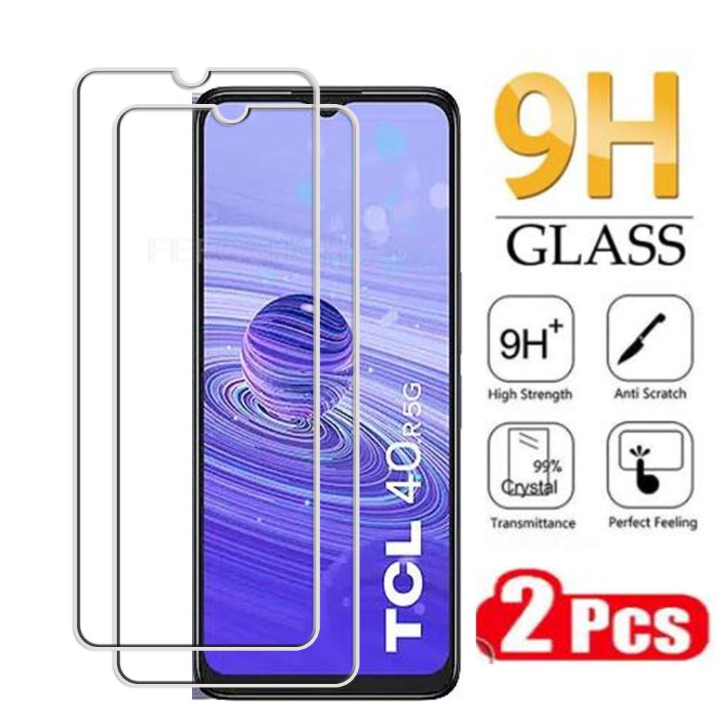 2PCS Original Protection Tempered Glass For TCL 40R 5G 40 R T771K T771K1 T771H T771A 6.6" 2022 Screen Protective Protector 