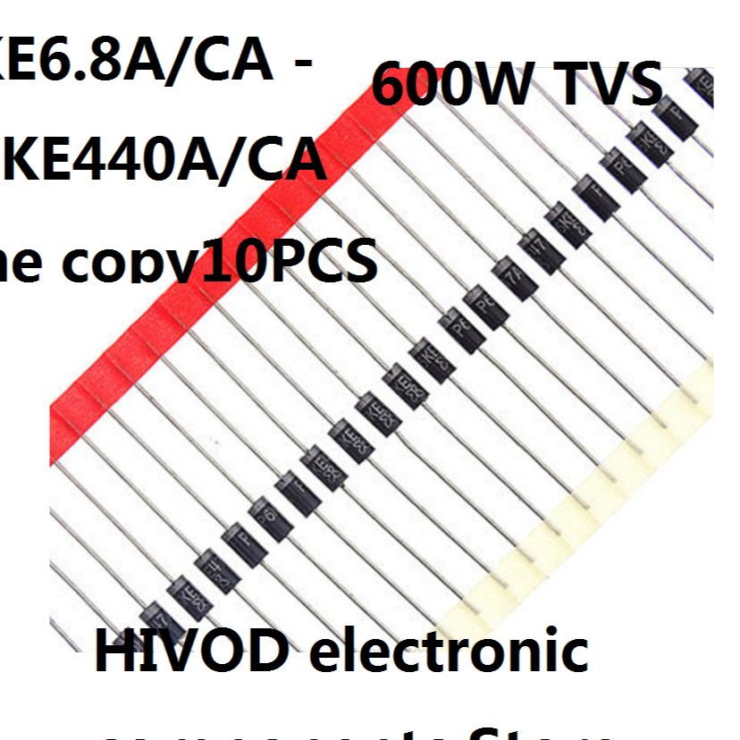 10PCS DO15 600W P6KE11A/CA P6KE12A/CA 13A/CA 15A/CA 16A/CA 18A/CA 20A/CA Transient diode