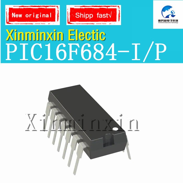 1PCS/lot PIC16F684-I/P DIP14 IC chip New Original