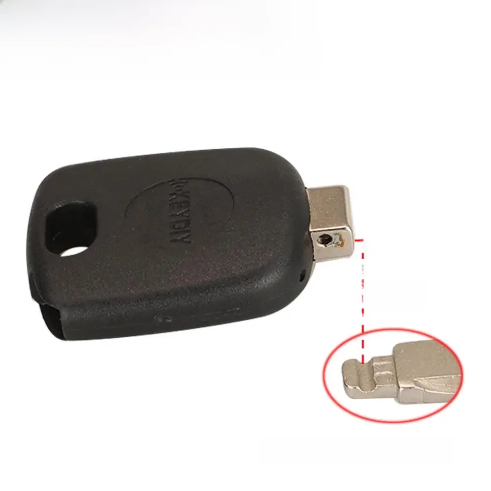 jingyuqin 10pcs KEYDIY Universal Transponder Car Key Shell Case KD/VVDI Blades Head with Chip Holder