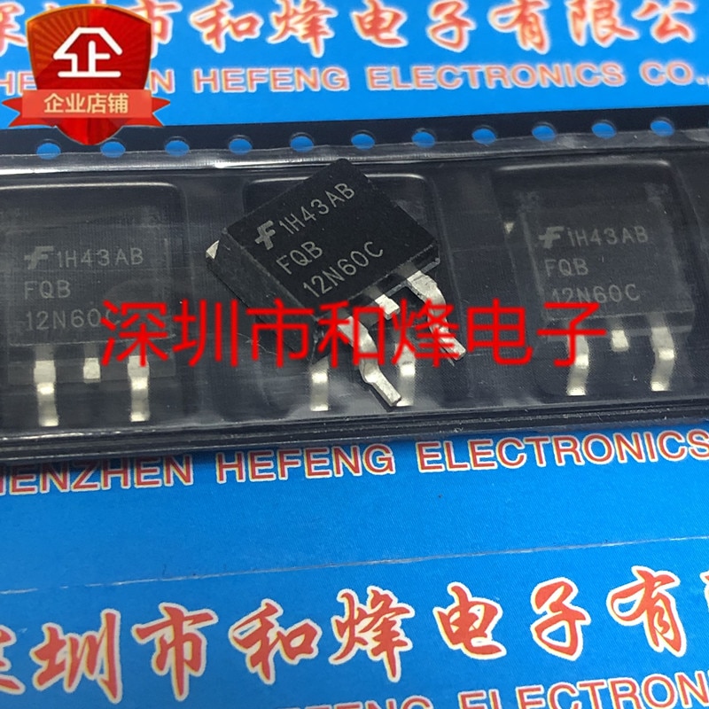 30pcs original new FQB12N60C TO-263 600V 12A