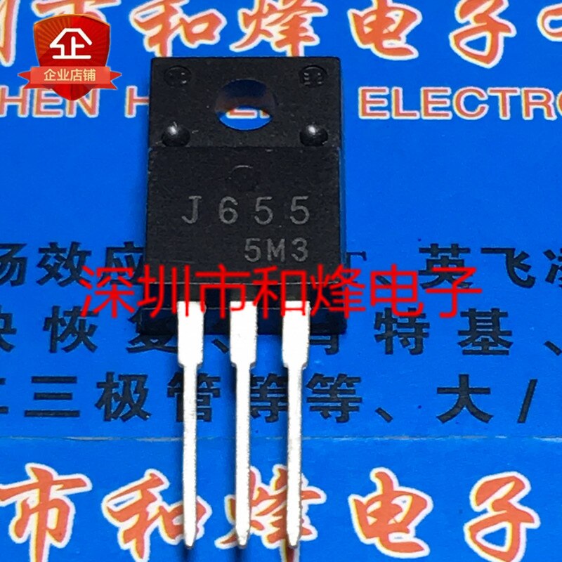 30pcs original new J655 2SJ655 TO-220F -100V -12A