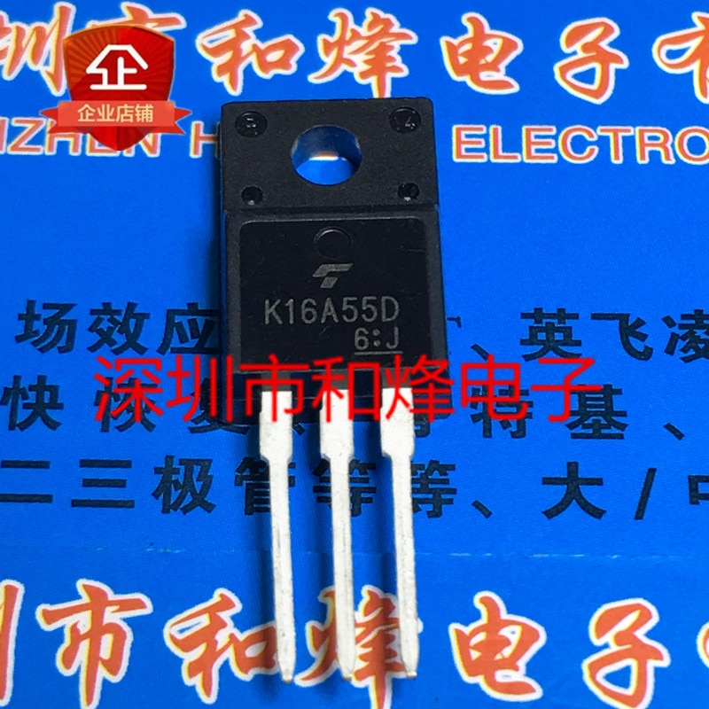 30pcs original new K16A55D TK16A55D TO-220F 550V 16A
