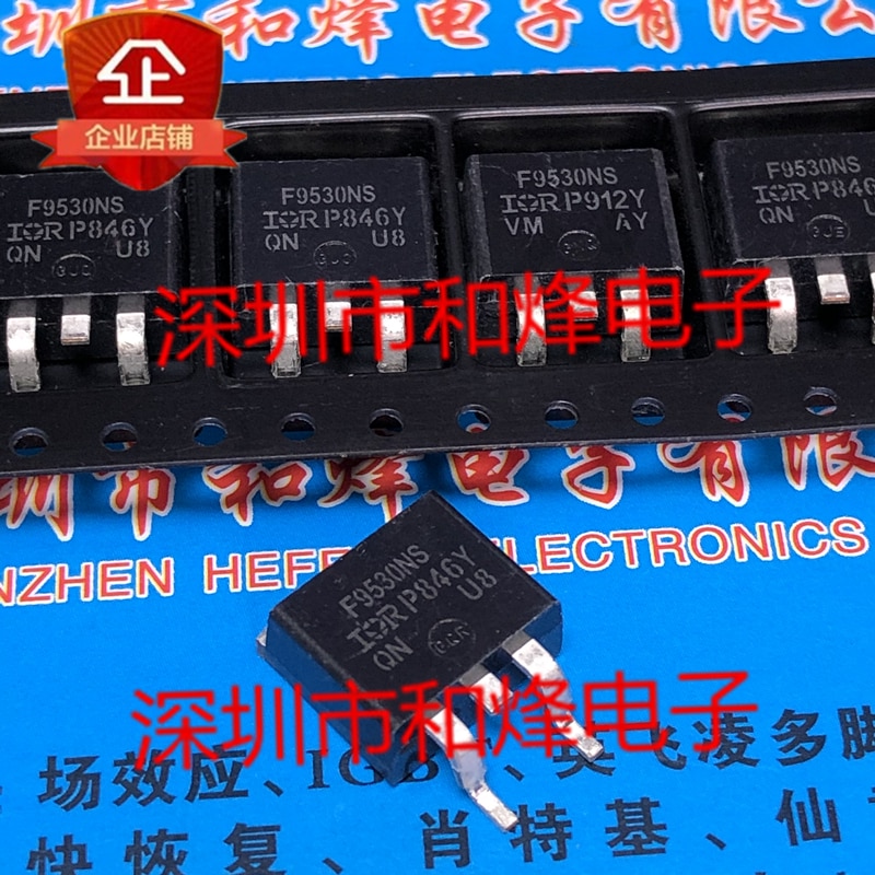 30pcs original new F9530NS IRF9530NS TO-263 100V 14A