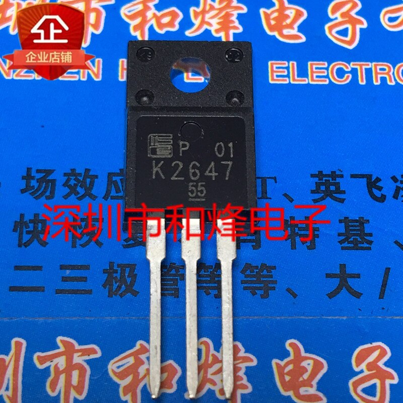 30pcs original new 2SK2647 K2647 TO-220F 800V 4A
