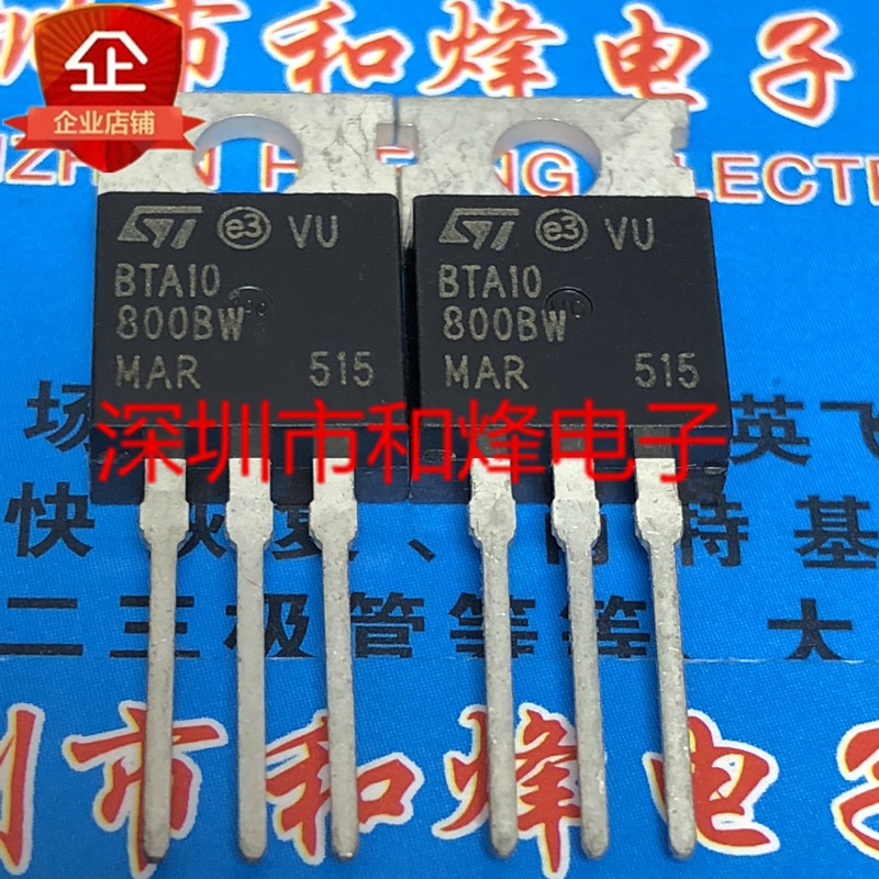 30pcs original new BTA10-800BW TO-220 800V 10A