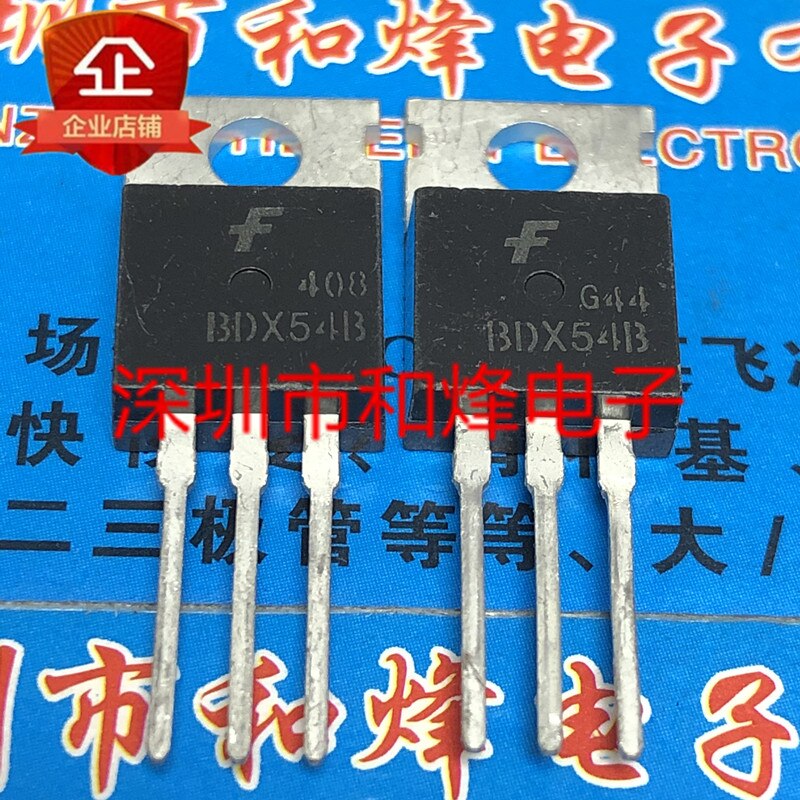 30pcs original new BDX54B supply TO-220 100V 8A