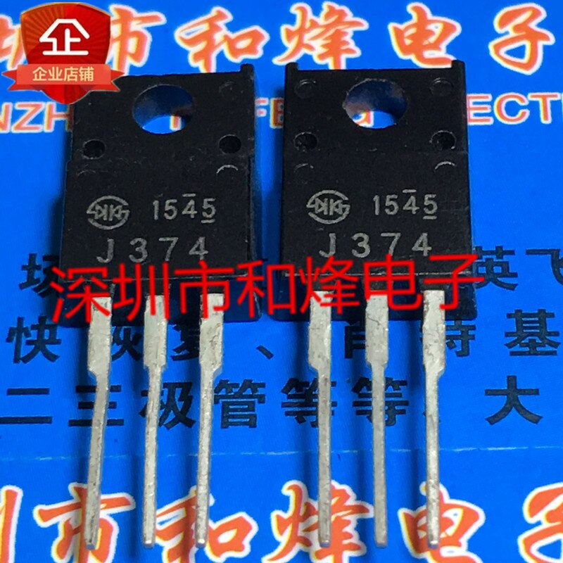 30pcs original new J374 2SJ374 TO-220F -60V -20A