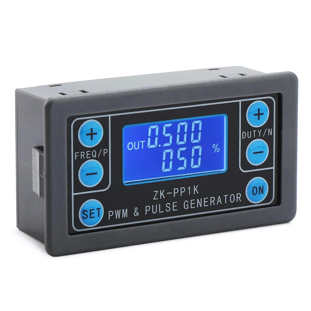 ZK-PP1K Dual Mode Signal Generator LCD PWM 1-Channel 1Hz-150KHz PWM Pulse Frequency Duty Cycle