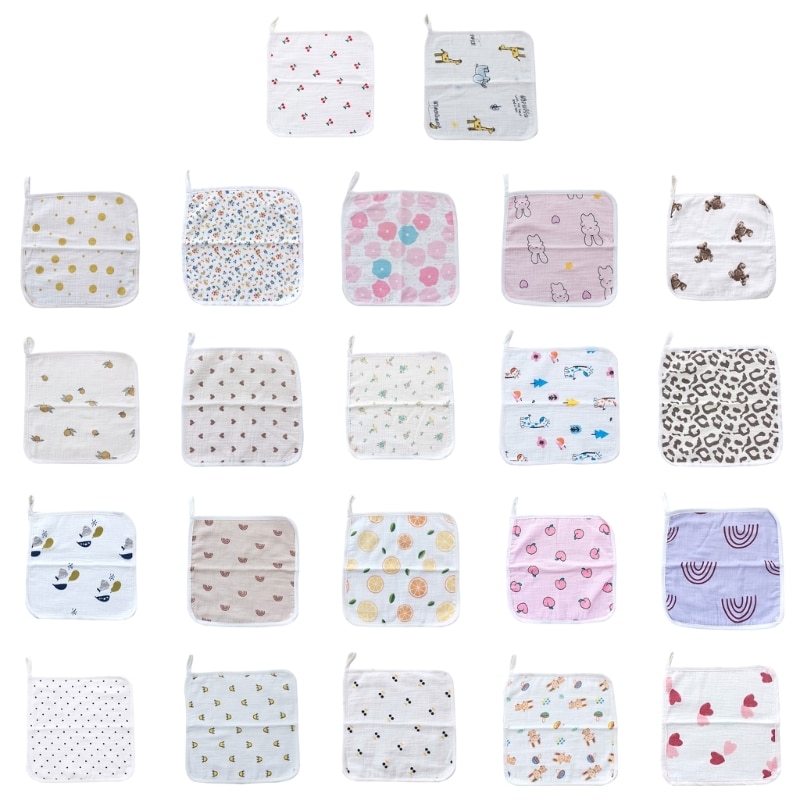 Babies Bibs for Feeding & Teething Newborn Bibs for Babies Girls & Boys Cotton-