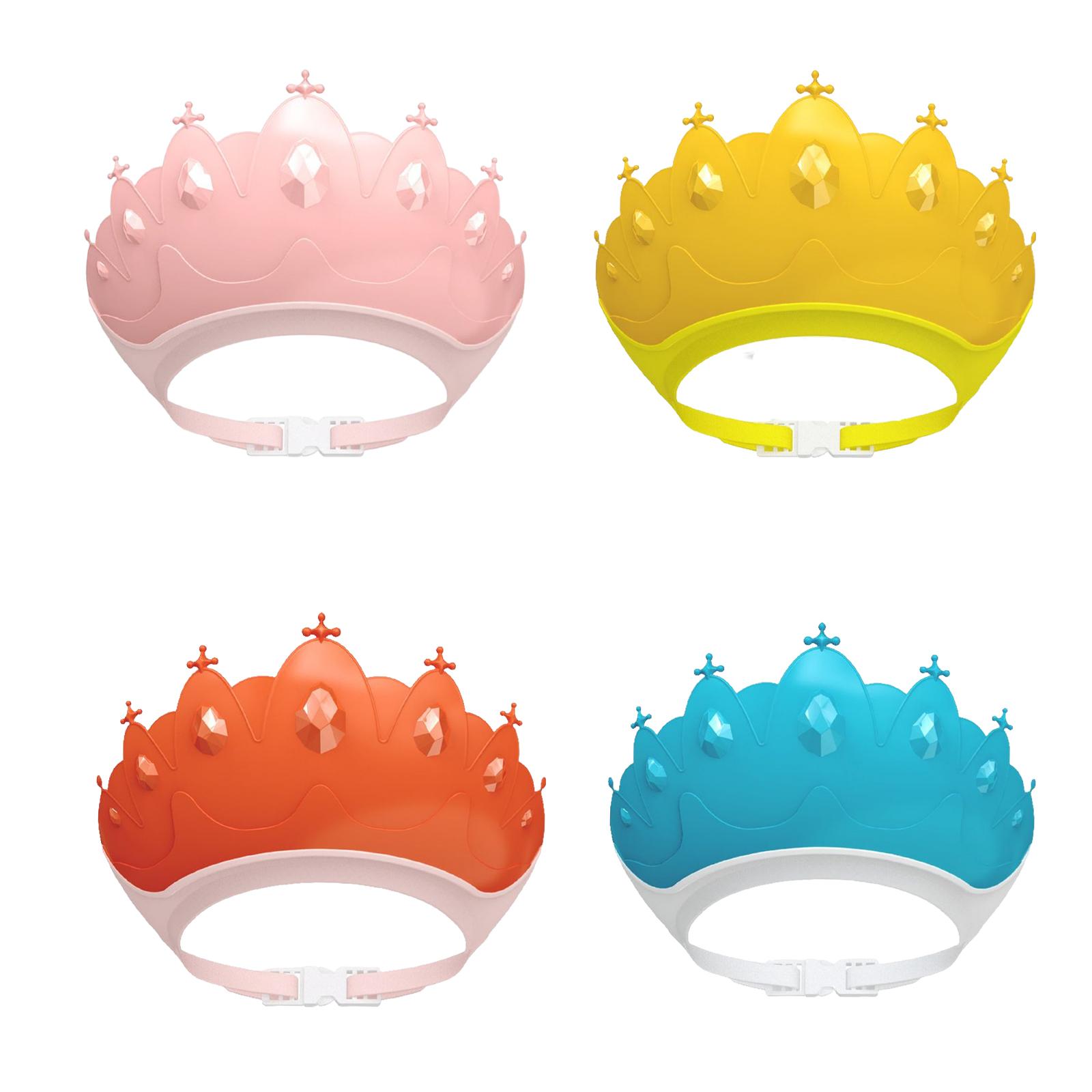 Crown Shape Shampoo Hat Soft Hat Wash Hat Visor Hat Baby