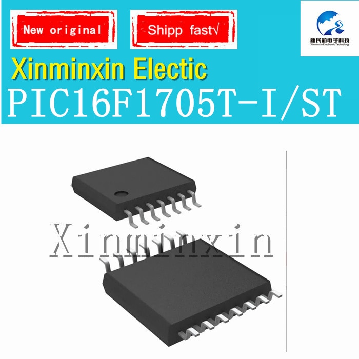 1PCS/lot PIC16F1705-I/ST TSSOP14 PIC16F1705T-I/ST IC chip New Original