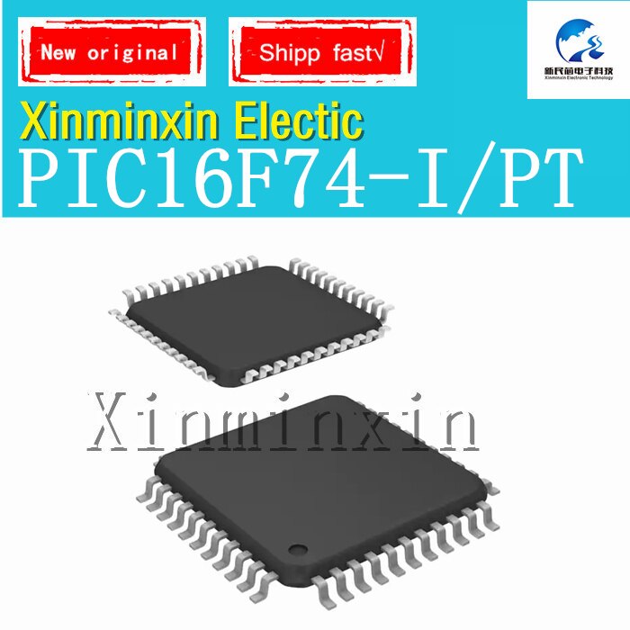 1PCS/lot PIC16F74-I/PT QFP44 IC chip New Original
