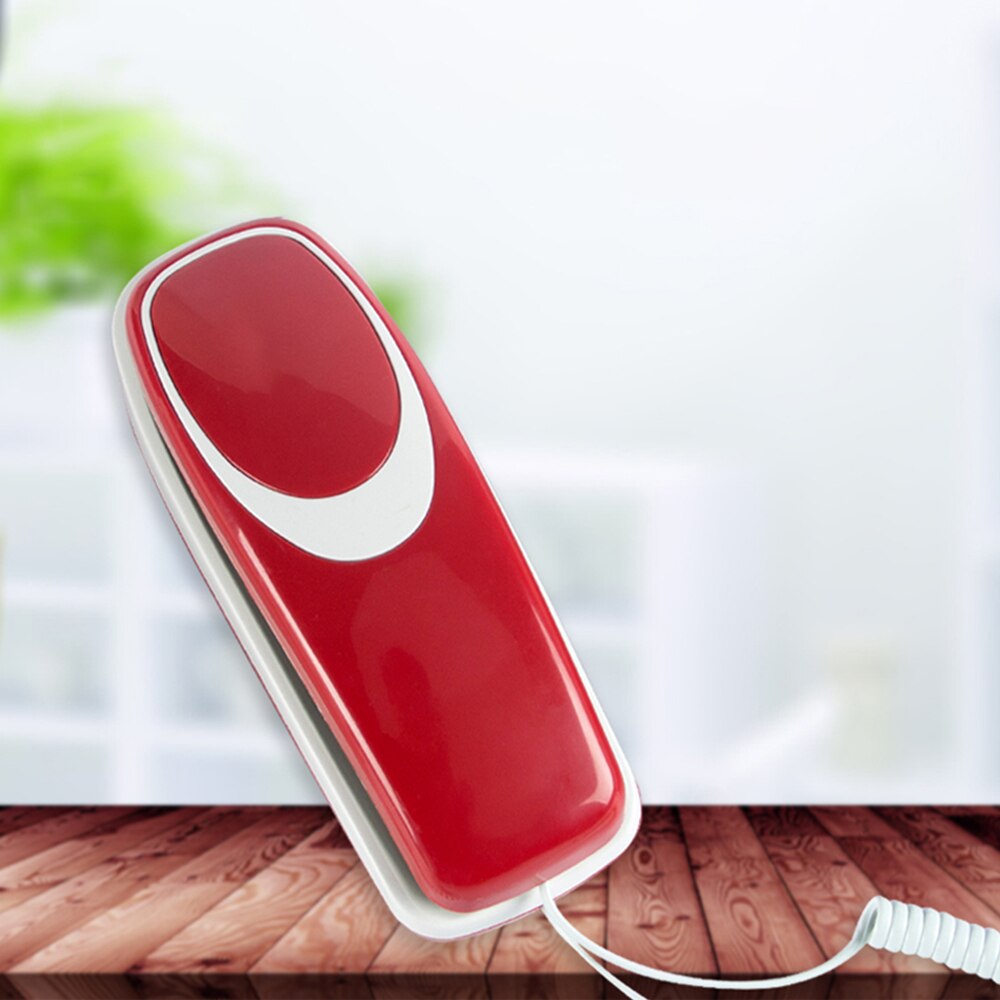 Mini Desktop Corded Landline Phone Fixed Telephone Wall Mountable Mute/Pause/Redial Functions for Home Hotel Office Bank 2023New