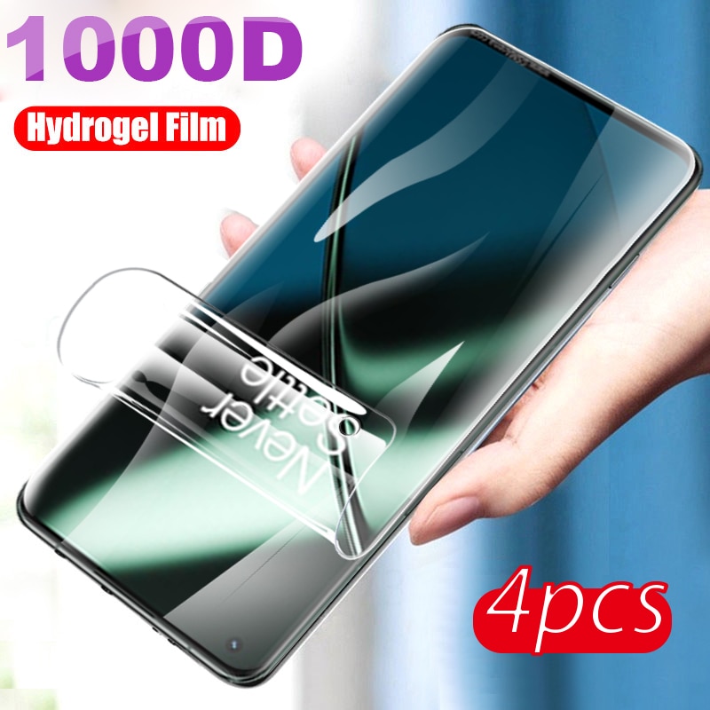 4Pcs Hydrogel Film Screen Protector For OnePlus 11 5G Screen Protector One Plus 11 OnePlus11 6.7inch Not Tempered glass PBH110
