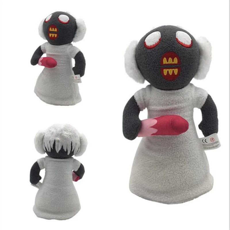 23cm Horror Game Halloween Granny Cartoon Movie Plush Stuffed Animals Dolls Collectible Toys Gifts