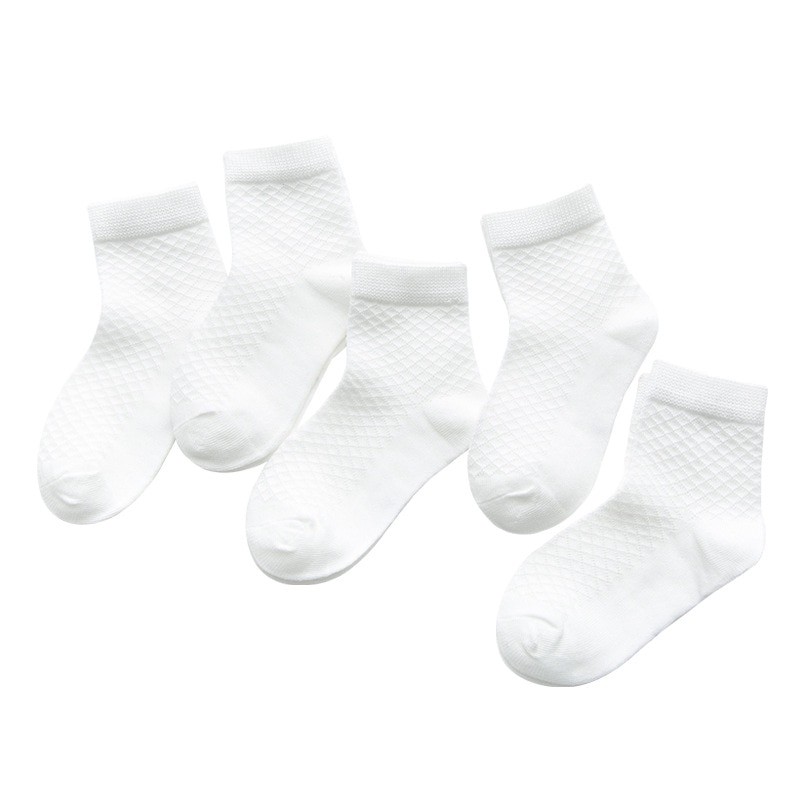 5 Pairs/Lot Summer Children Socks Cotton Boy Girl Teens Baby Infant Cute Ultrathin Fashion Mesh Soft For 1-10 Years Kids Socks