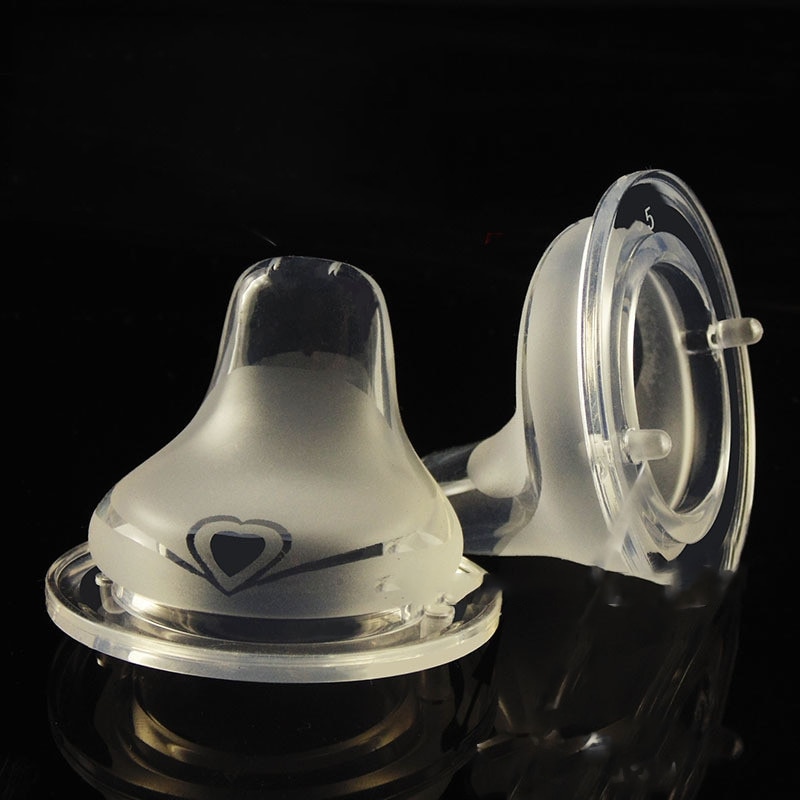 1PC Baby Safety Liquid Silicone Pacifier Duckbill Nipple Natural Flexible Replacement Accessories For Wide Mouth Milk Bottle