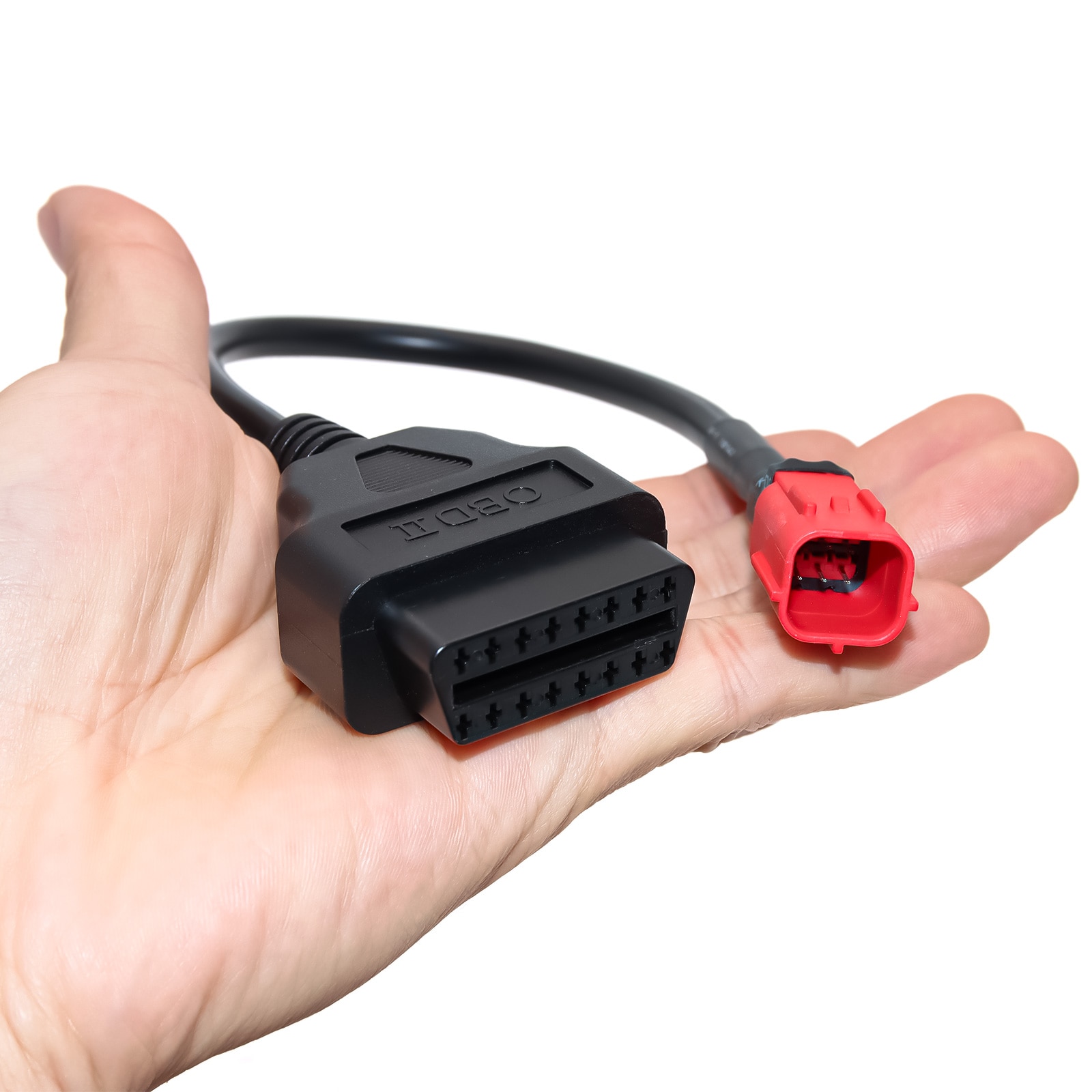 Motorcycle OBD2 Diagnostic Cable Adaptor 6 Pin to 16 Pin Fit for Honda Motorbike