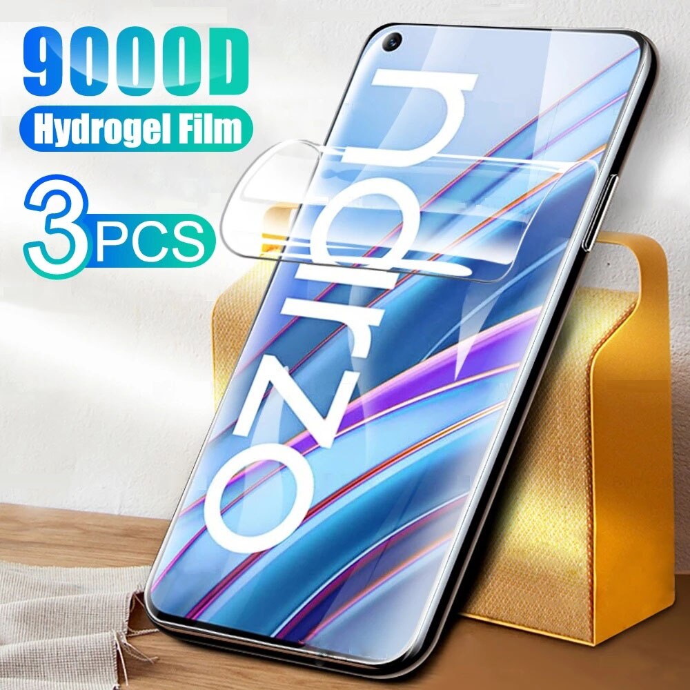 3PCS Hydrogel Film For Realme X50 X2 X7 Pro X3 XT X Screen Protector For Realme GT Neo 2 Master Realme Narzo 30 30A 50A 50i Film