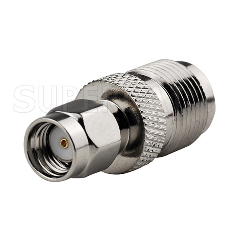 Superbat 5pcs SMA-TNC Adapter Revised SMA Male to TNC Female Straight RF Coaxial Connector