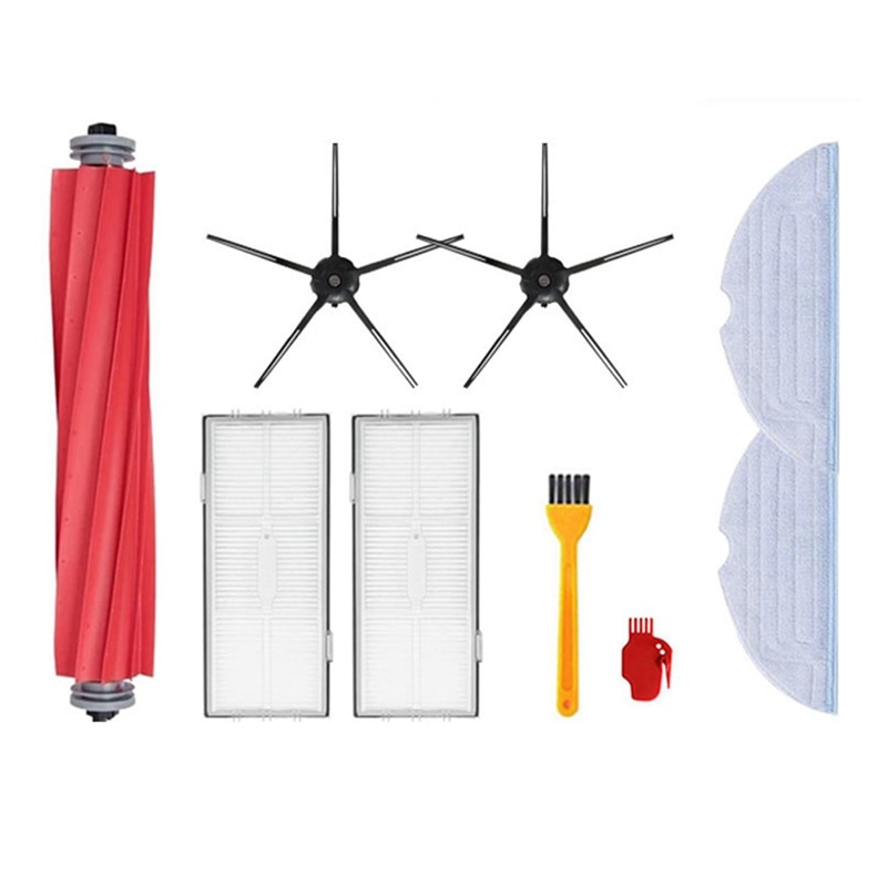 Main Side Brush Filter Mop Cloth For Xiaomi Roborock S7 Max S70 T7S Plus Robot Vacuum Cleaner Kit