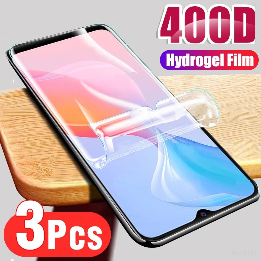 3PCS Hydrogel Film for Vivo Y21S Y30 5G Y32 Y33S Y33t Protective Film Screen Protector for vivo Y31 Y33 Y30 Film Not glass