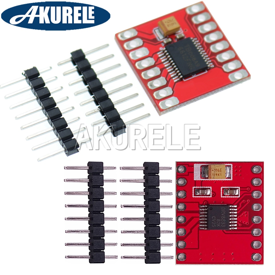 TB6612 DRV8833 Dual DC Stepper Motor Driver 1A TB6612FNG for Arduino Microcontroller Better than L298N