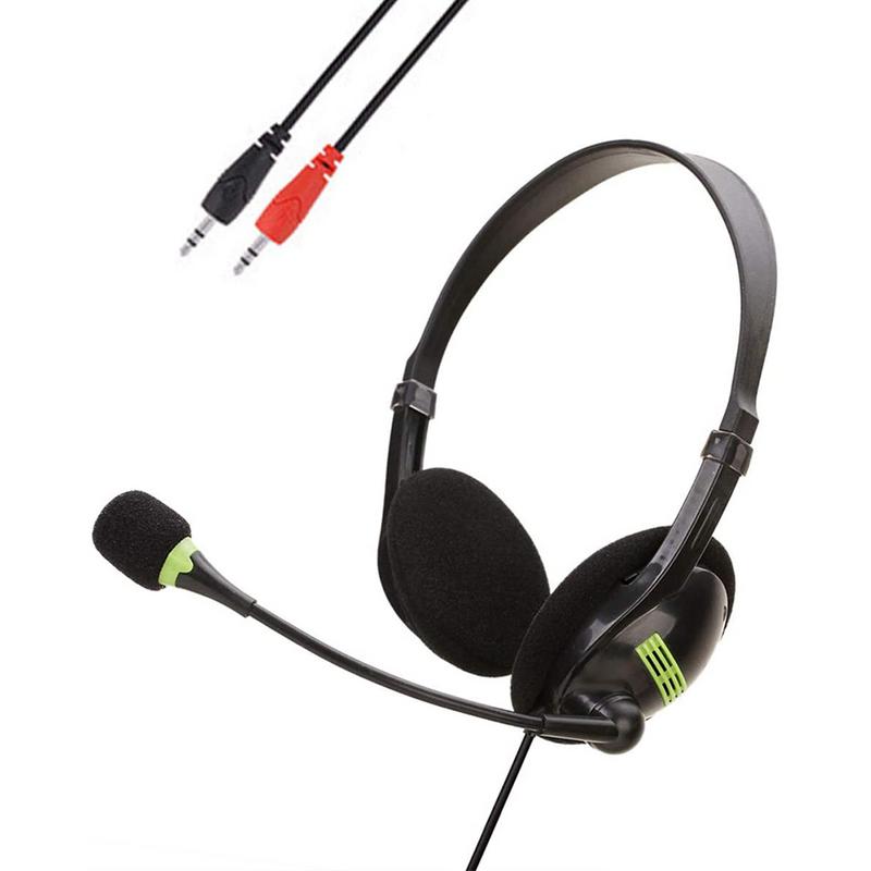 Rondaful 2020 New WiredEarphone Headphone With Microphone 3.5mm Plug MIC Headset Skype For PC Computer Laptop