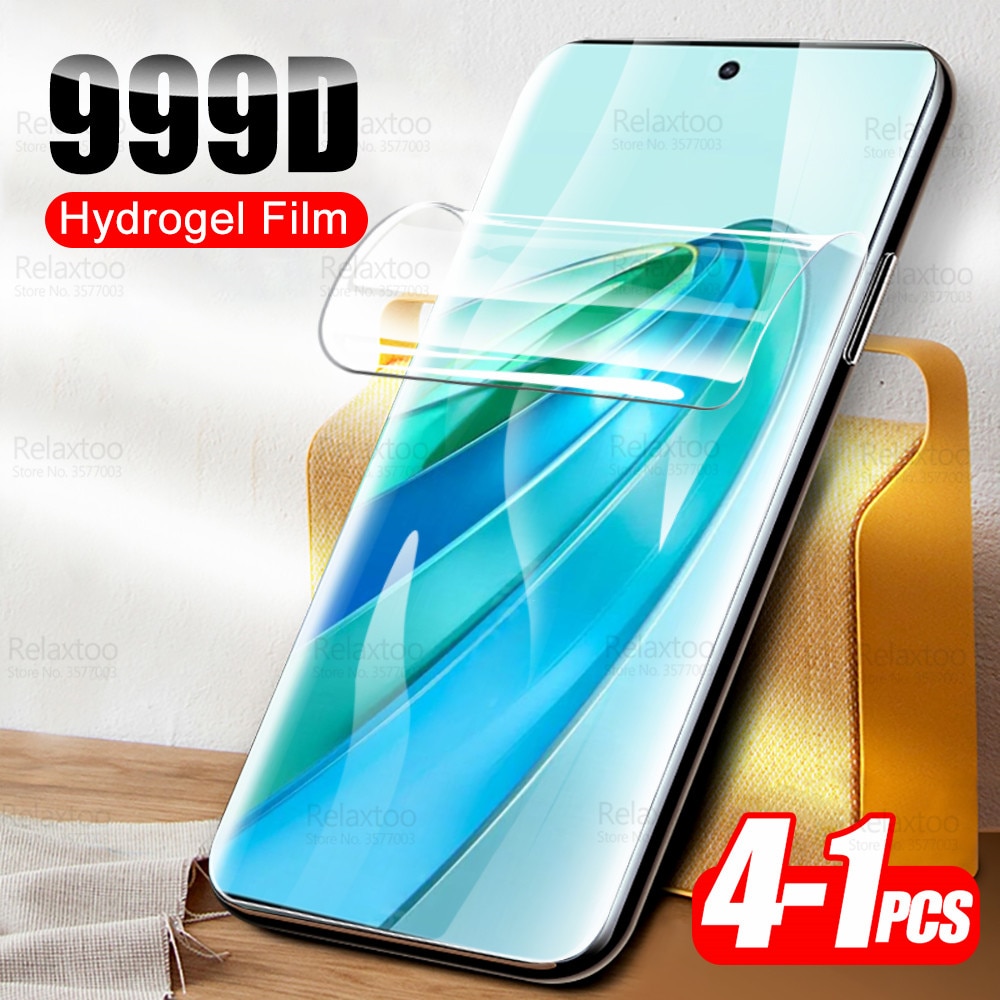 1-4Pcs Full Curved Hydrogel Film For Honor Magic 5 Lite Screen Protector Xonor Magic5 Light 5Lite 5G 6.67" Soft Films Not G