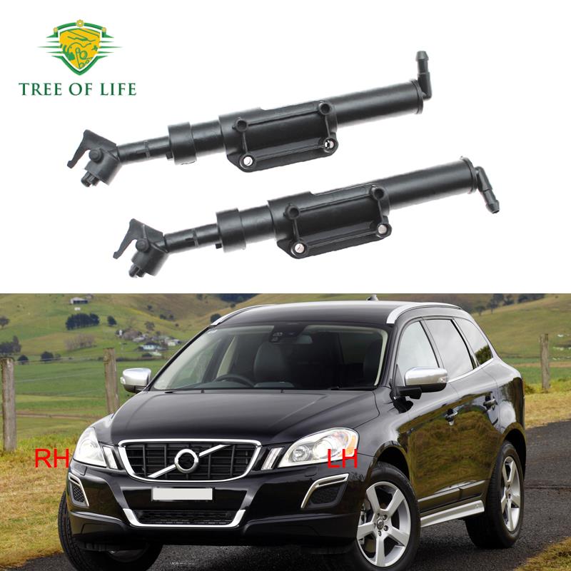 For Volvo XC60 2009 2010 2011 2012 2013 Front Headlight Washer Pump Headlamp Nozzle Spray Cleaning Actuator 31294406 31294407