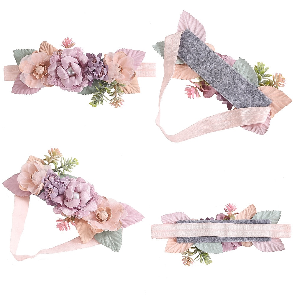 Baby Girl Headband Cute Baby Elastic Hair Band Newborn Head Flower Toddler Headband Fashion Florals Headwear Kids Accessories