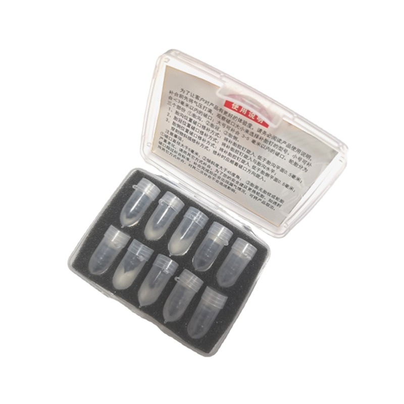 10pcs/box Vacuum Tyre Repair Nail Kit for Car Motorcycle Car Scooter Rubber Tubeless Tire Repair Tool Set Glue Free Repair Tire