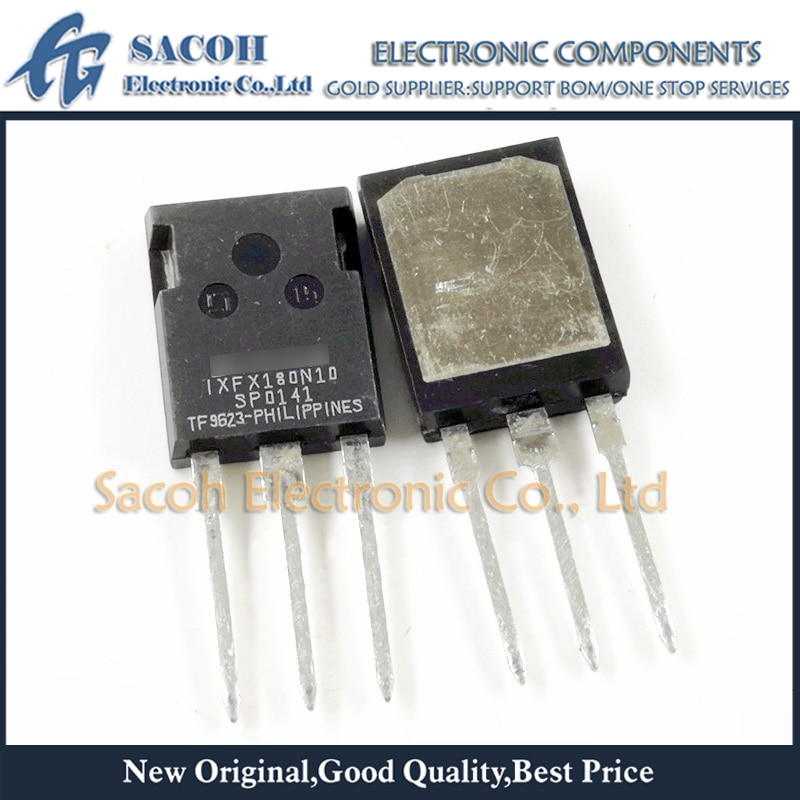 New Original 5PCS/Lot IXFX180N10 180N10 or IXFX180N07 or IXFX180N085 IXFX180N15P IXFX180N25T PLUS247 180A 100V Single MOSFET