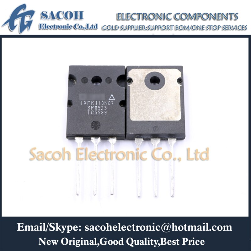 New Original 2PCS/Lot IXFK110N07 or IXFK100N10 or IXFK100N25 IXFK102N30P TO-264 110A 70V Single MOSFET Transistor