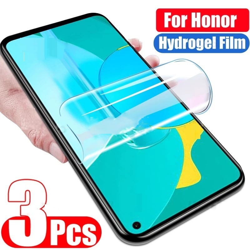 3PCS 9H Protective film for Honor 8x 6x 7x 10X Lite 9X 9A 30i 20i Screen Protector for Honor 20 Pro 10 Lite 9 30 10i 8S 8A 9S 3C